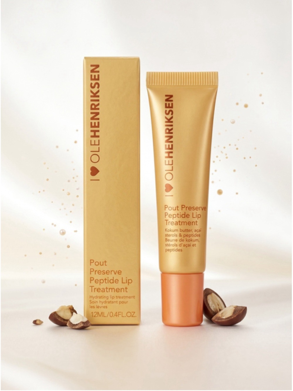Ole Henriksen Pout Preserve Peptide Lip Treatment Citrus Sunshine Glimmer NIB